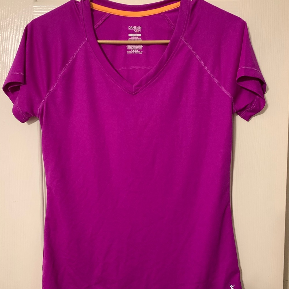 Under Armour Danskin Shirts SM Grey Purple Junior - Picture 4 of 7